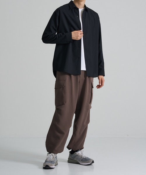 CITY TOKYO（シティトウキョウ）の「【CITY TOKYO/シティートーキョー】ライトウェイトカーゴパンツ（カーゴパンツ・メンズ・カーキ/ブラック・1/2）」の4枚目の写真