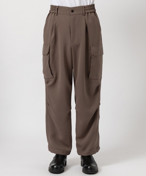 CITY TOKYO（シティトウキョウ）の「【CITY TOKYO/シティートーキョー】ライトウェイトカーゴパンツ（カーゴパンツ・メンズ・カーキ/ブラック・1/2）」の5枚目の写真