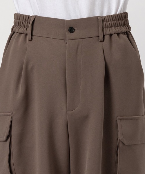 CITY TOKYO（シティトウキョウ）の「【CITY TOKYO/シティートーキョー】ライトウェイトカーゴパンツ（カーゴパンツ・メンズ・カーキ/ブラック・1/2）」の8枚目の写真