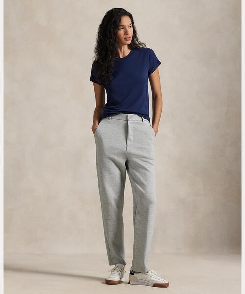 ダブルニット ジャカード パンツ