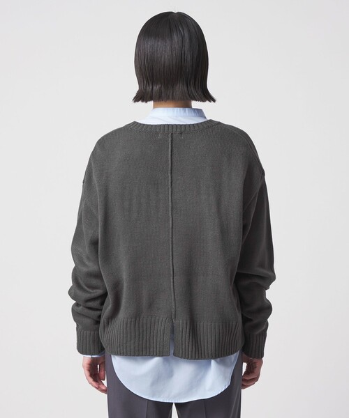 A DAY IN THE LIFE UNITED ARROWS(アデイインザライフユナイテッドアローズ)の「バルキーアクリル ニット+シャツ ‐ウォッシャブル‐<A DAY IN THE LIFE>(ニット/セーター・レディース・その他1/ベージュ/ダークグレー/ターコイズブルー系・FREE)」の18枚目の写真