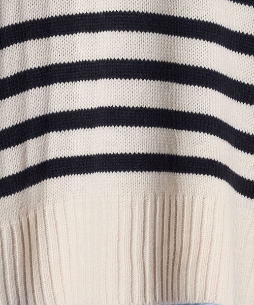 A DAY IN THE LIFE UNITED ARROWS(アデイインザライフユナイテッドアローズ)の「バルキーアクリル ニット+シャツ ‐ウォッシャブル‐<A DAY IN THE LIFE>(ニット/セーター・レディース・その他1/ベージュ/ダークグレー/ターコイズブルー系・FREE)」の6枚目の写真