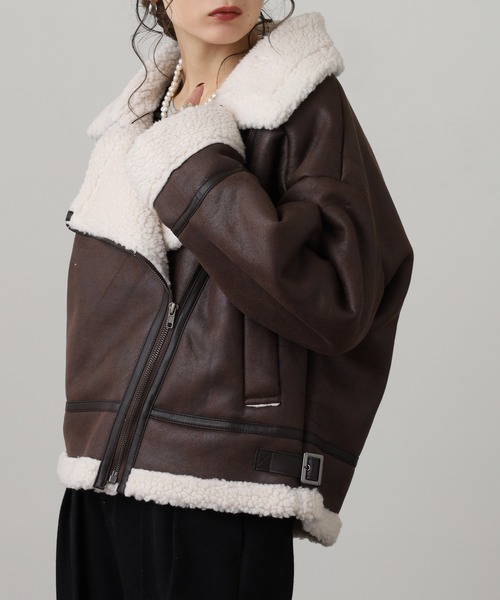 OAF フェイクレザージャケット OAF フェイクレザージャケット フラップポケットフェイクレザー