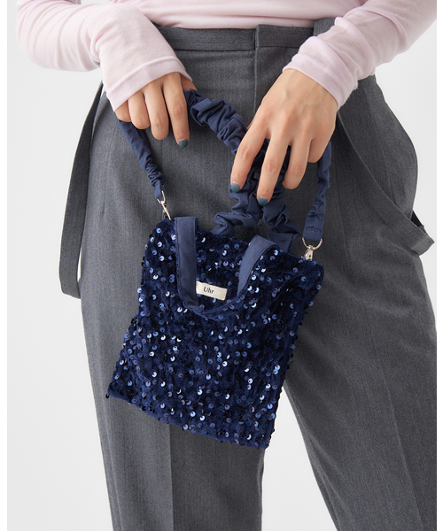 Uhr 別注 ベロアSpangle Mini ShoulderBag kids（ショルダーバッグ