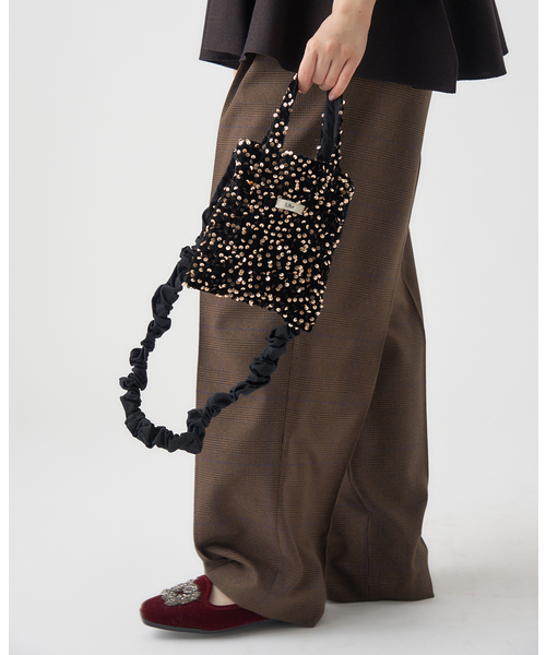 Uhr 別注 ベロアSpangle Mini ShoulderBag kids（ショルダーバッグ