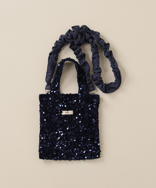 Uhr 別注 ベロアSpangle Mini ShoulderBag kids（ショルダーバッグ