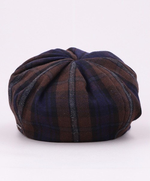 CA4LA(カシラ)の「CHEKCHEK CASQUETTE(キャスケット・メンズ・ブラウン/グレー・ONESIZE)」の5枚目の写真