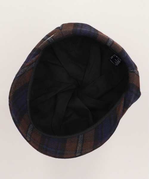 CA4LA(カシラ)の「CHEKCHEK CASQUETTE(キャスケット・メンズ・ブラウン/グレー・ONESIZE)」の6枚目の写真