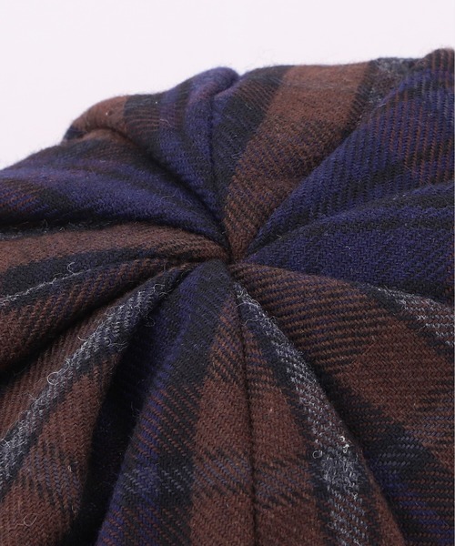 CA4LA(カシラ)の「CHEKCHEK CASQUETTE(キャスケット・メンズ・ブラウン/グレー・ONESIZE)」の8枚目の写真