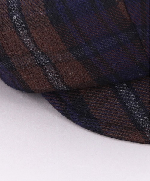 CA4LA(カシラ)の「CHEKCHEK CASQUETTE(キャスケット・メンズ・ブラウン/グレー・ONESIZE)」の9枚目の写真