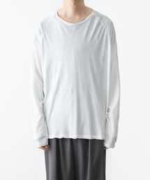 ATTACHMENT | 100/3 ハイツイスト ジャージー ラグラン L/S TEE / 100/3 HIGH TWIST JERSEY RAGLAN L/S TEE(Tシャツ/カットソー)