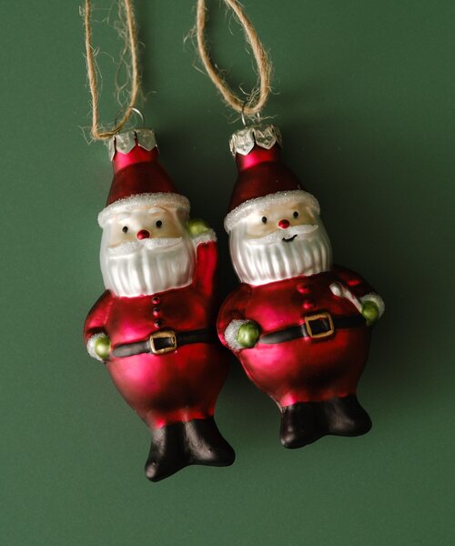 クリスマスガラスオーナメント　イギリスモチーフ4点セット【期間限定お値下げ】 フォード・アングリア ガラス オーナメント｜ハリー・ポッター