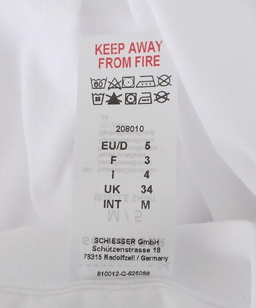 ARKnets（アークネッツ）の「Schiesser Revival / シーサー・リバイバル：AMERICAN T-SHIRTS Siglet 2PACK：228010[MUS]（Tシャツ/カットソー・メンズ・ホワイト/ブラック・4/6/5）」の3枚目の写真