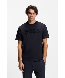 BOSS（ボス）の「リラックスフィットTシャツ ストレッチコットン トーナルロゴ（Tシャツ/カットソー）」