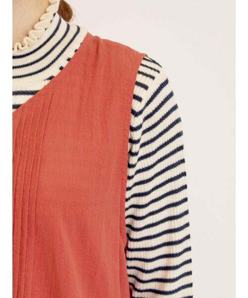 Samansa Mos2（サマンサ モスモス）の「【S/Mサイズ】レースティアードノースリーブワンピース（ワンピース・レディース・キナリ/レッド/ブラック・S/M）」の19枚目の写真