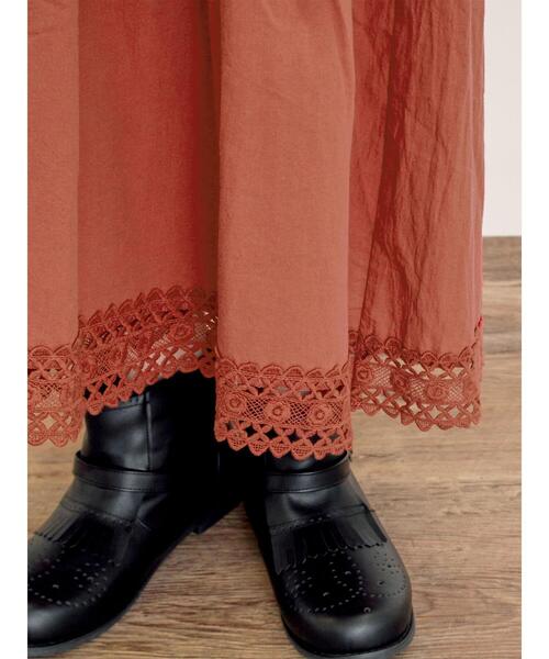 Samansa Mos2（サマンサ モスモス）の「【S/Mサイズ】レースティアードノースリーブワンピース（ワンピース・レディース・キナリ/レッド/ブラック・S/M）」の20枚目の写真