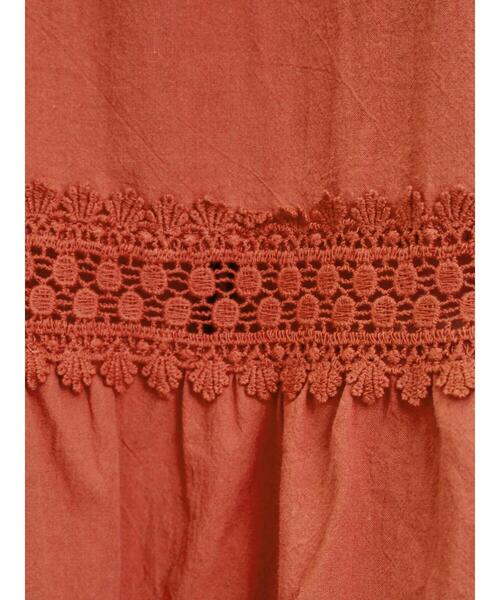 Samansa Mos2（サマンサ モスモス）の「【S/Mサイズ】レースティアードノースリーブワンピース（ワンピース・レディース・キナリ/レッド/ブラック・S/M）」の22枚目の写真