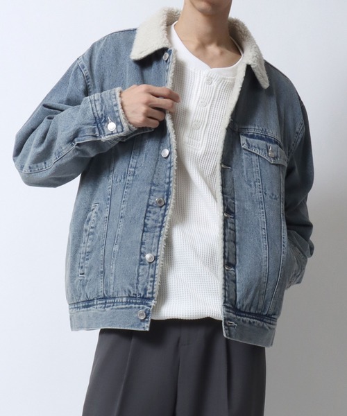 SITRY（シトリー）の「Boa Lining Denim Jacket/裏ボア デニム