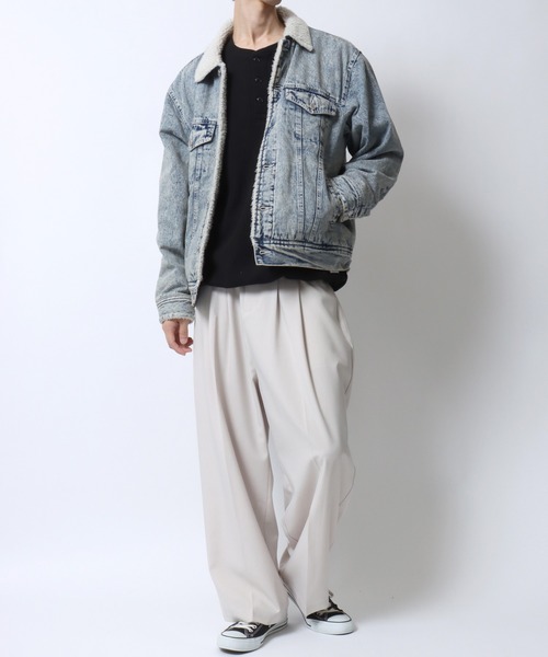 セール】Boa Lining Denim Jacket/裏ボア デニムジャケット G-ジャン