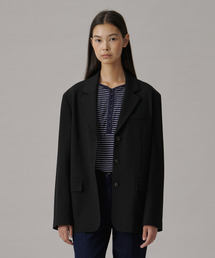 SINGLE TAILORED JACKET_BLACK