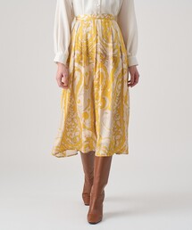 ANAYI（アナイ）の「ペイズリープリントタック スカート（スカート）」