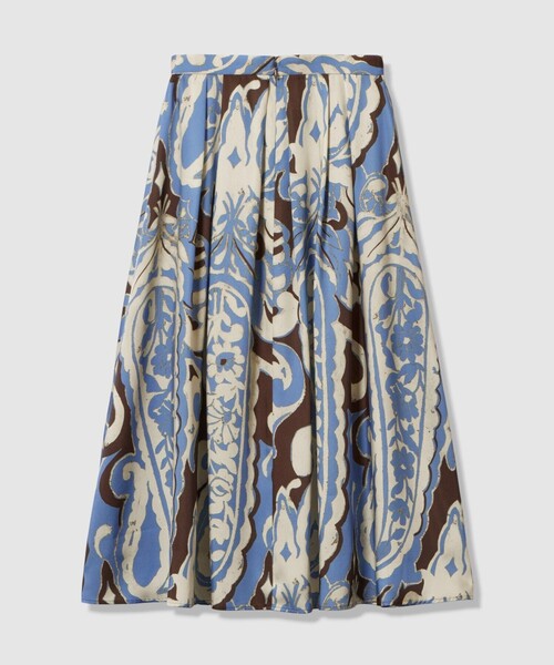 ペイズリープリントタック スカート（スカート）｜ANAYI（アナイ）の