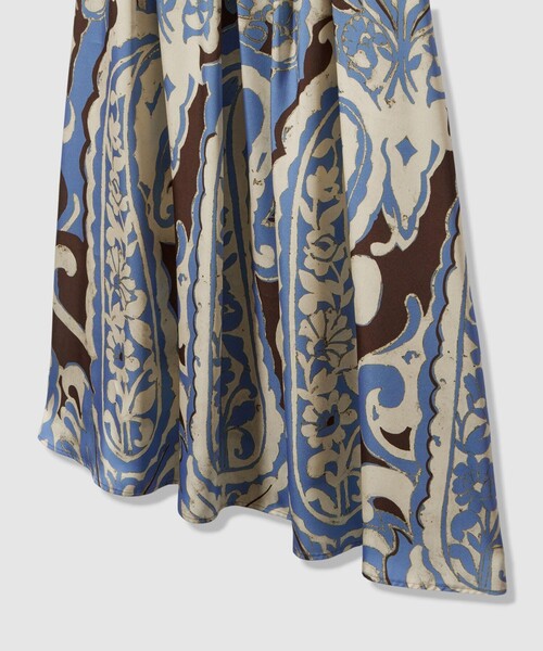 ペイズリープリントタック スカート（スカート）｜ANAYI（アナイ）の