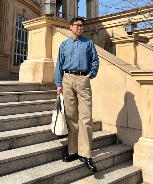 FRIZMWORKS(フリズムワークス)の「CIGARETTE POCKET CHAMBRAY SHIRT _ INDIGO(シャツ/ブラウス・レディース・その他・LARGE/X-LARGE/SMALL/MEDIUM)」の13枚目の写真