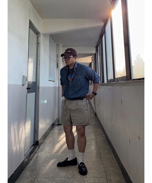 FRIZMWORKS(フリズムワークス)の「CIGARETTE POCKET CHAMBRAY SHIRT _ INDIGO(シャツ/ブラウス・レディース・その他・LARGE/X-LARGE/SMALL/MEDIUM)」の3枚目の写真