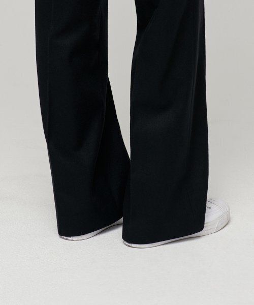 MUSINSA STANDARD WOMAN（ムシンサスタンダードウーマン）の「ウィメンズウールフランネルワイドスラックス[ブラック]（スラックス・レディース・その他・32/30/31/24/25/26/27/28/29）」の7枚目の写真