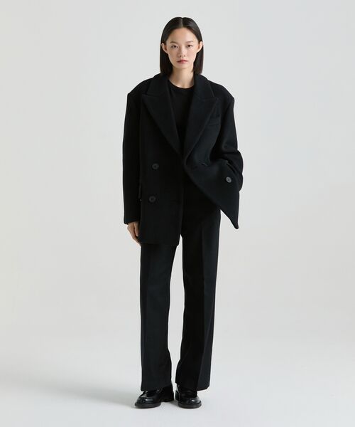 MUSINSA STANDARD WOMAN（ムシンサスタンダードウーマン）の「ウィメンズウールフランネルワイドスラックス[ブラック]（スラックス・レディース・その他・32/30/31/24/25/26/27/28/29）」の9枚目の写真