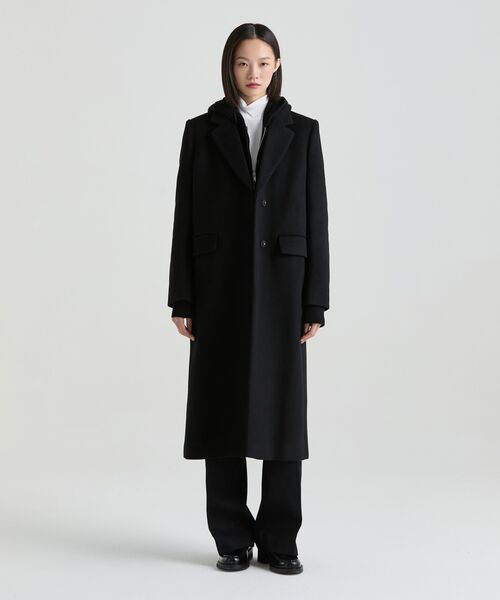 MUSINSA STANDARD WOMAN（ムシンサスタンダードウーマン）の「ウィメンズウールフランネルワイドスラックス[ブラック]（スラックス・レディース・その他・32/30/31/24/25/26/27/28/29）」の10枚目の写真