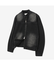 VTWO（ブイツー）の「8250-1 ウォッシングバイカーデニムジャケット (ブラック)（デニムジャケット）」