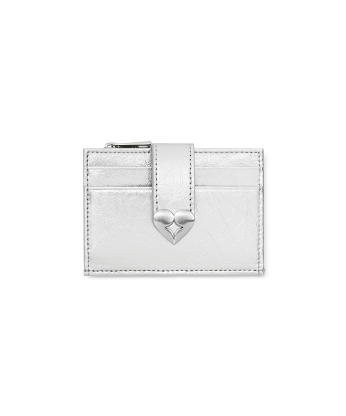 HEARTY BRIDGE POCKET MINI - SILVER（札入れ/マネークリップ