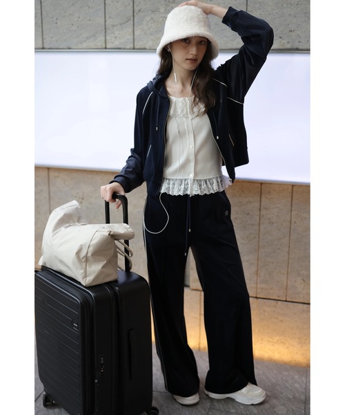 Rirandture(リランドチュール)の「カットワークレースフリルタンク(ニット/セーター・レディース・ホワイト/ライトブルー/ブラック・2)」の9枚目の写真