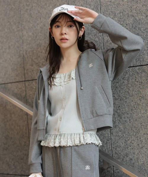 Rirandture(リランドチュール)の「カットワークレースフリルタンク(ニット/セーター・レディース・ホワイト/ライトブルー/ブラック・2)」の21枚目の写真