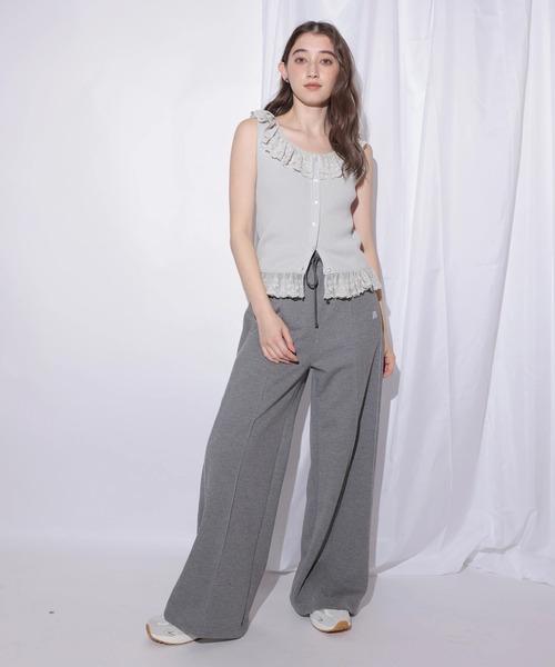 Rirandture(リランドチュール)の「カットワークレースフリルタンク(ニット/セーター・レディース・ホワイト/ライトブルー/ブラック・2)」の20枚目の写真