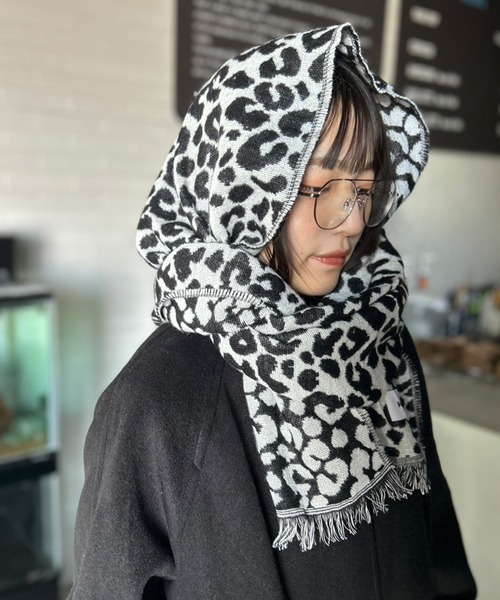 レオパード柄 マフラー ヒョウ柄（マフラー）｜Kotoe（コトエ）の
