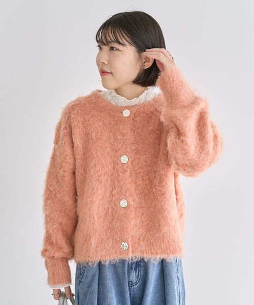 Green　Parks（グリーンパークス）の「レースハイネックプルオーバー（Tシャツ/カットソー・レディース・ブラック/カーキ/アイボリー・FREE）」の8枚目の写真