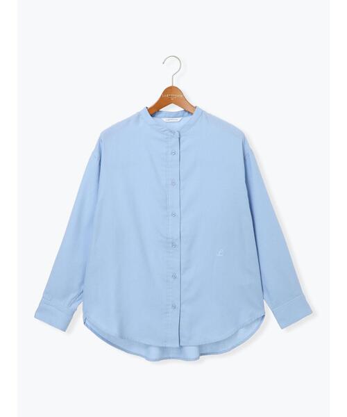 Lugnoncure（ルノンキュール）の「刺繍入りバンドカラーシャツ（シャツ/ブラウス・レディース・サックスブルー/ピンク/オフホワイト・F）」の14枚目の写真