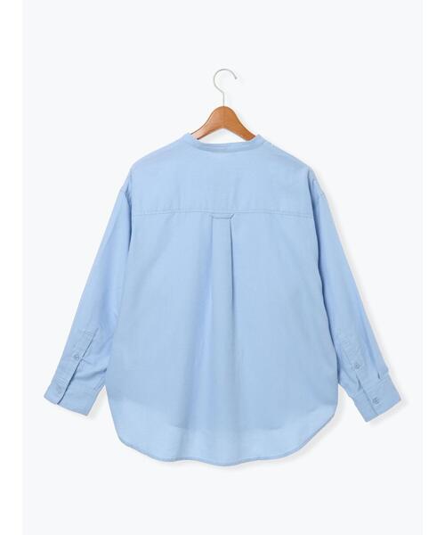 Lugnoncure（ルノンキュール）の「刺繍入りバンドカラーシャツ（シャツ/ブラウス・レディース・サックスブルー/ピンク/オフホワイト・F）」の15枚目の写真