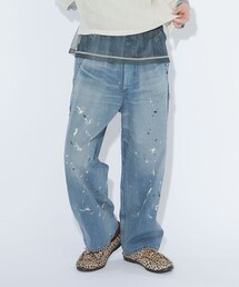 Lee | 【別注】Lee × maturely / リメイク ユーズド パンツ(デニムパンツ)