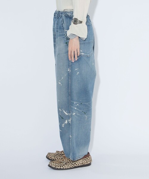 Lee（リー）の「【別注】Lee × maturely / リメイク ユーズド パンツ（デニムパンツ・レディース・インディゴブルー・ONE SIZE）」の7枚目の写真