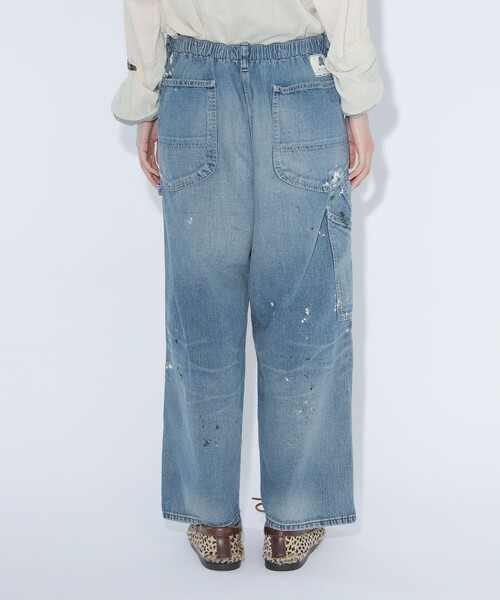 Lee（リー）の「【別注】Lee × maturely / リメイク ユーズド パンツ（デニムパンツ・レディース・インディゴブルー・ONE SIZE）」の8枚目の写真