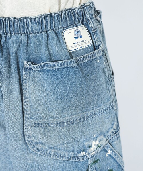Lee（リー）の「【別注】Lee × maturely / リメイク ユーズド パンツ（デニムパンツ・レディース・インディゴブルー・ONE SIZE）」の9枚目の写真
