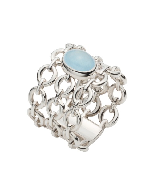 LAH（エルエーエイチ）の「アクアマリン リング（リング・レディース・シルバー・#11/#13/#15/#17）」の2枚目の写真