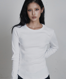 C 90S LINE BASIC LONG SLEEVE T-SHIRT_WHITE