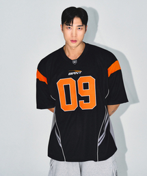 BORN TO WIN（ボーントゥウィン）の「09 APPLIQUE RUGBY JERSEY T-SHIRTS [BLACK]（Tシャツ/カットソー）」