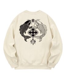 KMC0107 ヨンムン 裏起毛 スウェット - クリーム