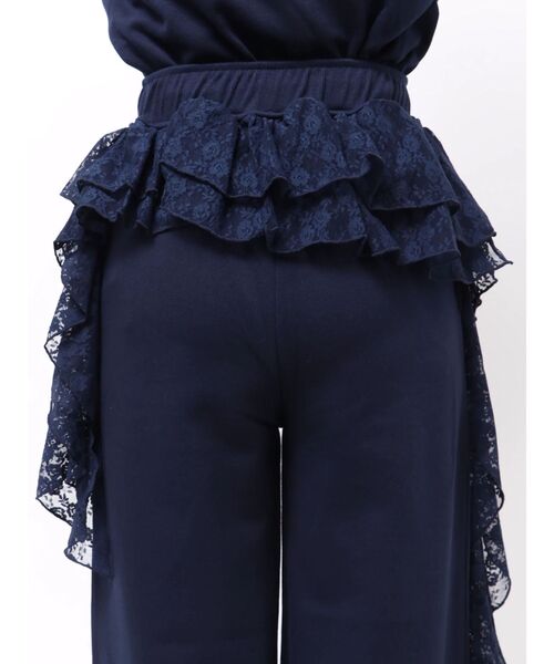 jouetie（ジュエティ）の「レースドッキングスウェットパンツ【セットアップ対応】（スウェットパンツ・レディース・ネイビー/グレー/ブラック・MEDIUM）」の22枚目の写真